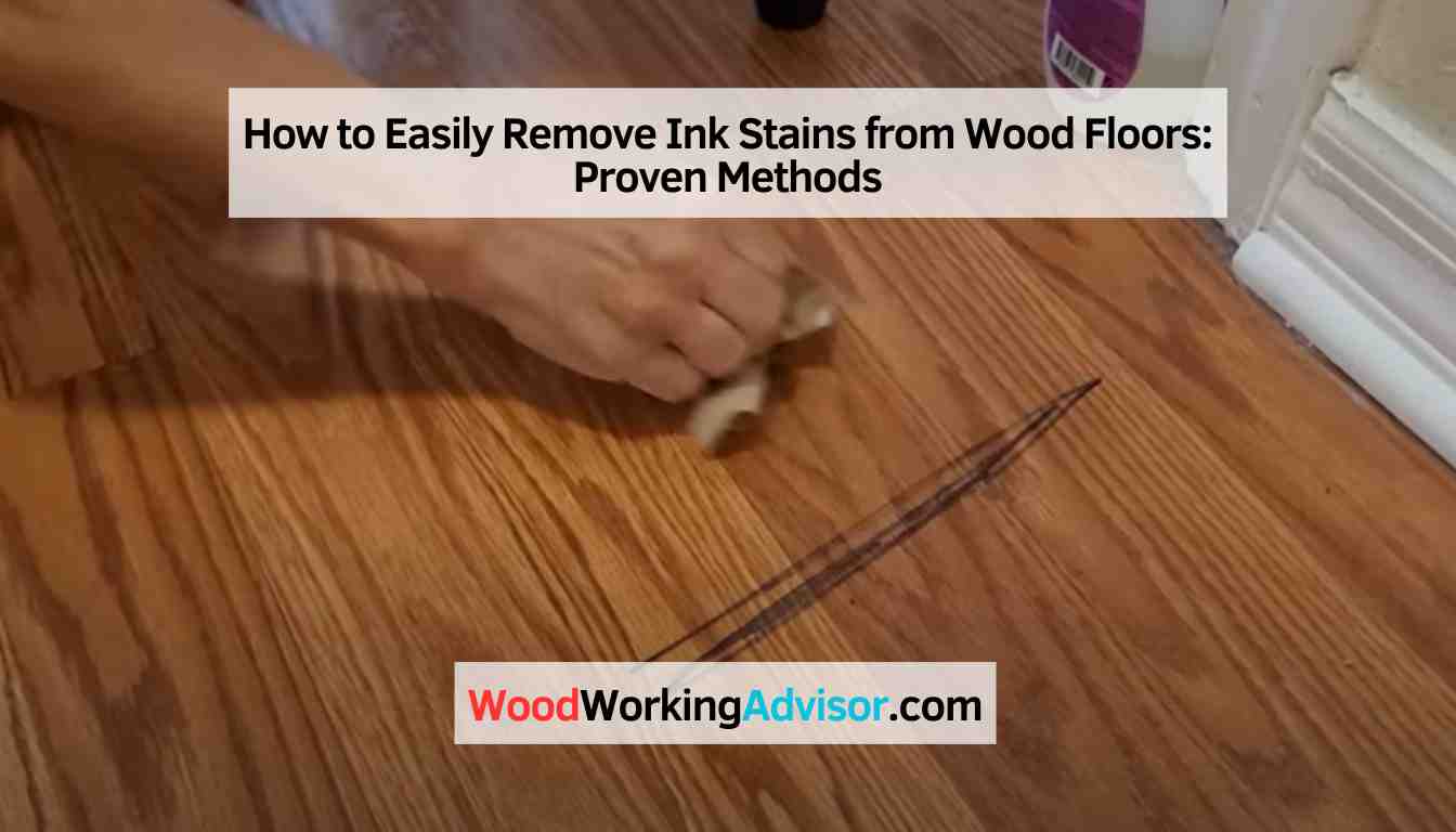 How to Easily Remove Ink Stains from Wood Floors