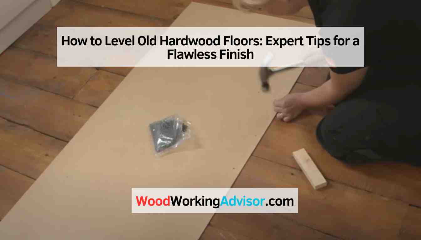 How to Level Old Hardwood Floors