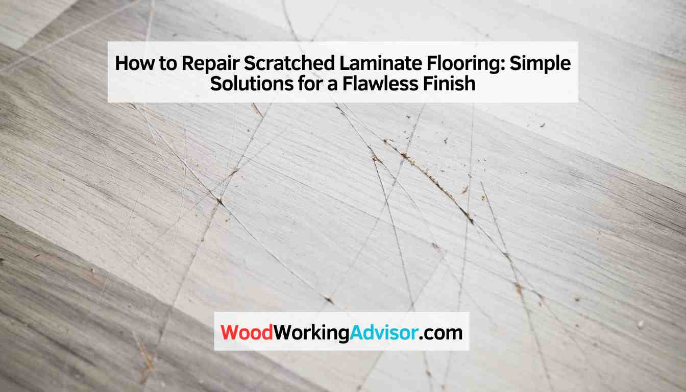 How to Repair Scratched Laminate Flooring