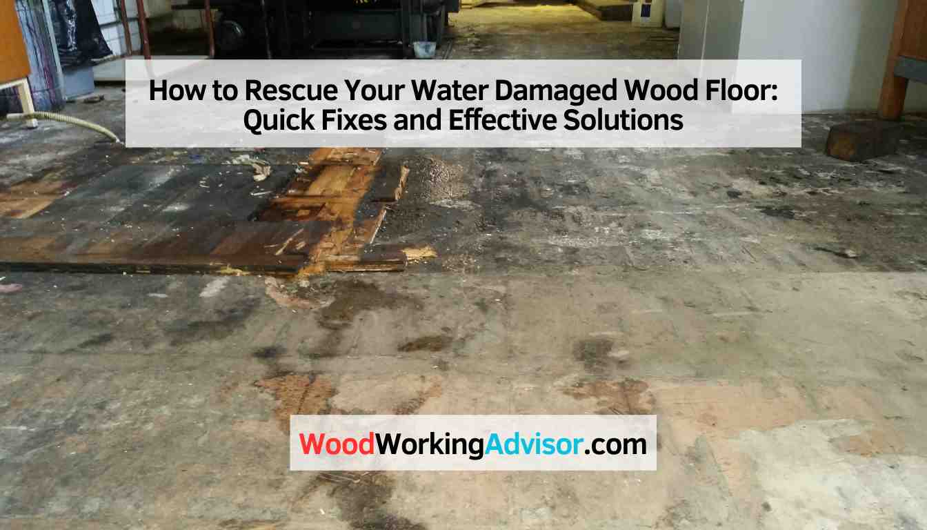 How to Rescue Your Water Damaged Wood Floor