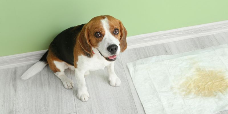 How to  remove dog urine from vinyl flooring