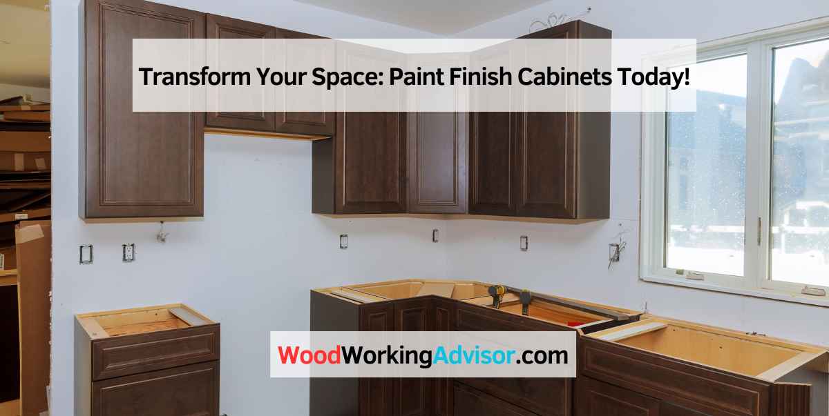 Paint Finish Cabinets