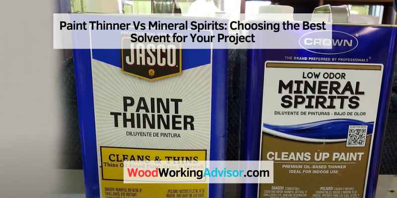 Paint Thinner Vs Mineral Spirits