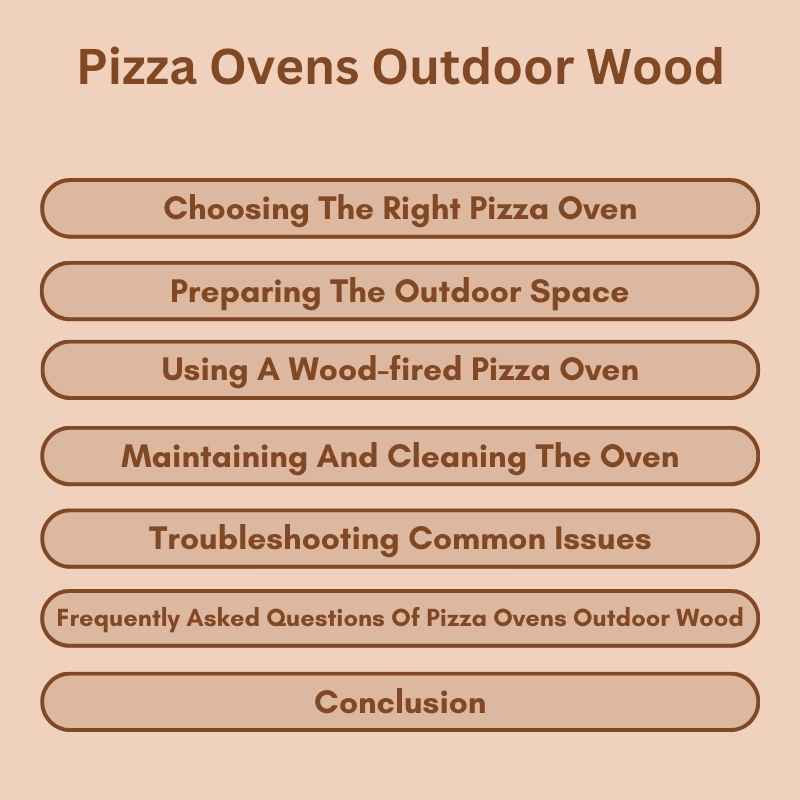 Pizza Ovens Outdoor Wood