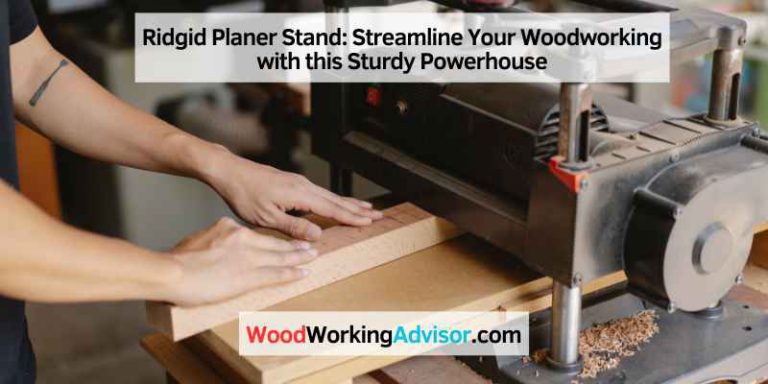 Ridgid Planer Stand: Streamline Your Woodworking With This Sturdy 