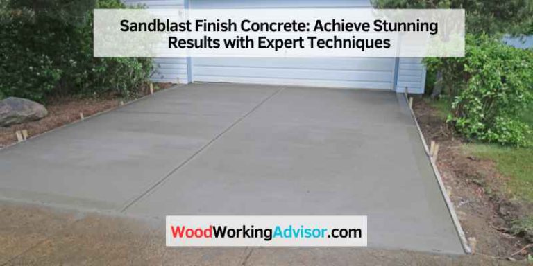 Sandblast Finish Concrete: Achieve Stunning Results with Expert ...