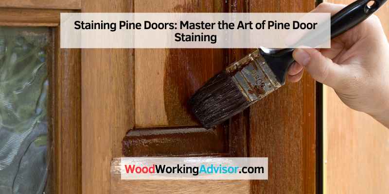 Staining Pine Doors