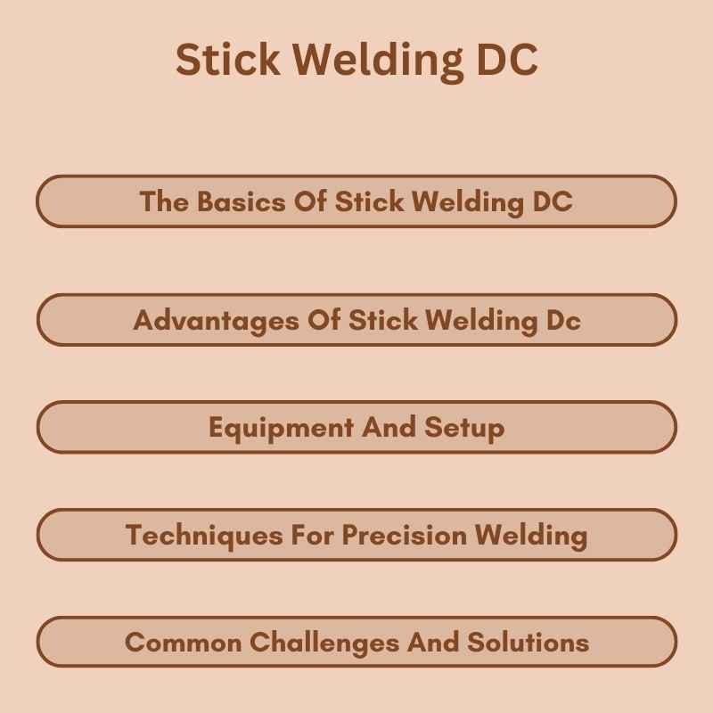 Stick Welding DC