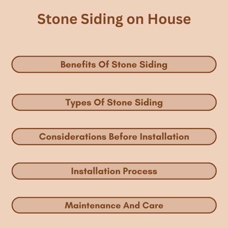 Stone Siding on House