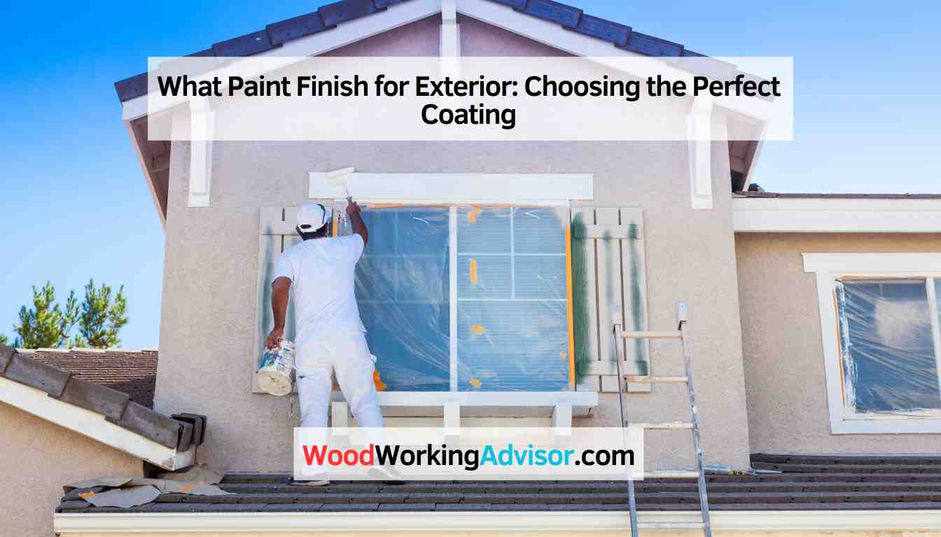 What Paint Finish for Exterior