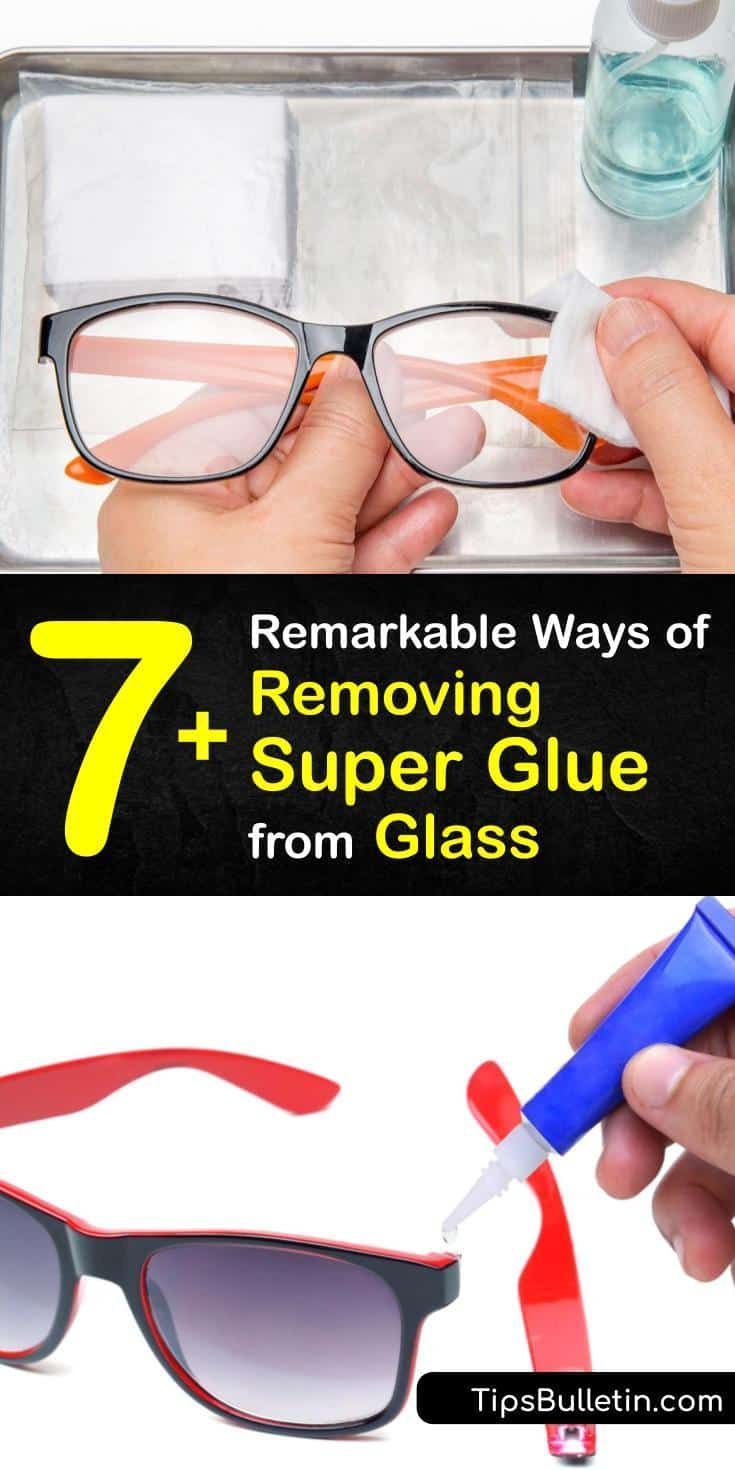 How to Remove Super Glue from Glasses Lenses