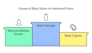 What Causes Black Stains on Hardwood Floors