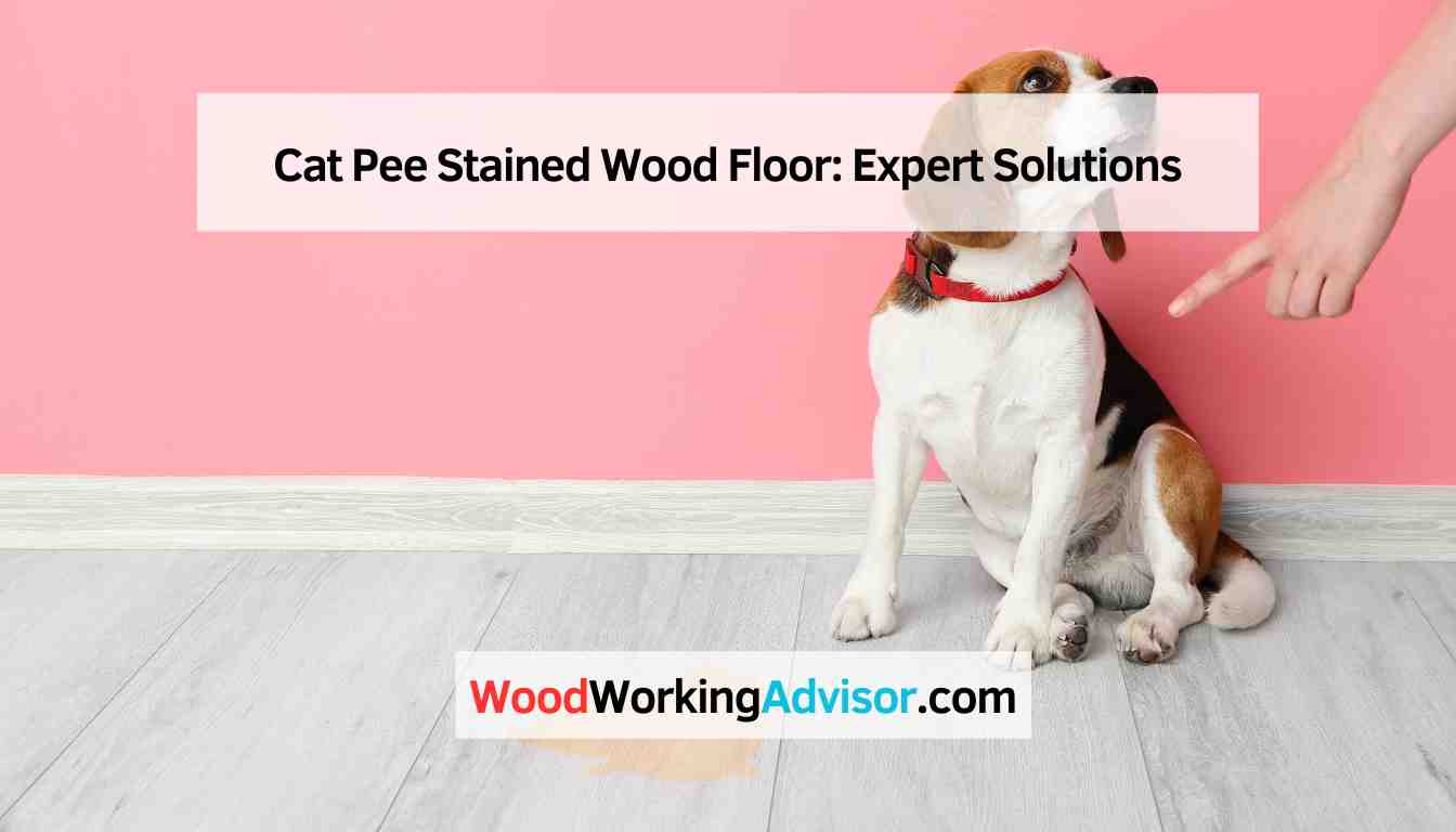 Cat Pee Stained Wood Floor