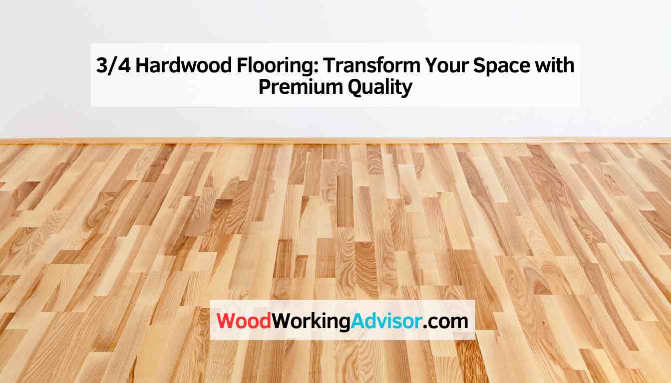 3/4 Hardwood Flooring
