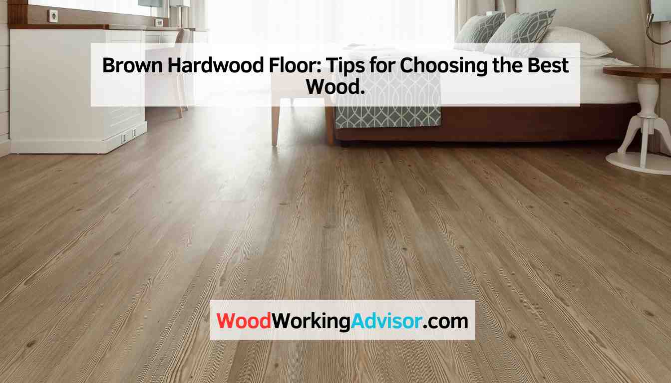Brown Hardwood Floor