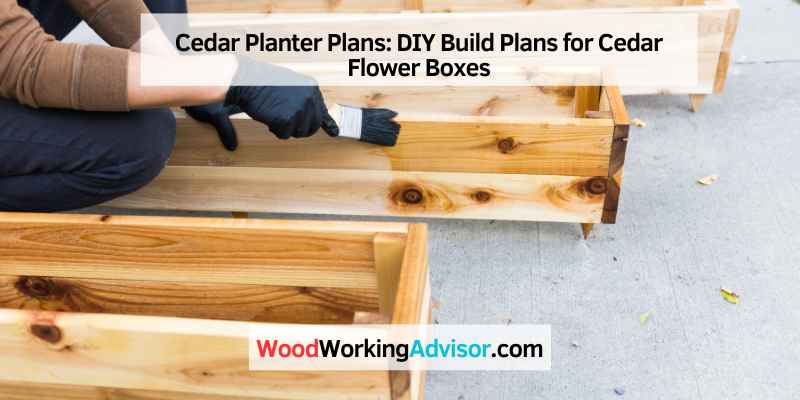 Cedar Planter Plans