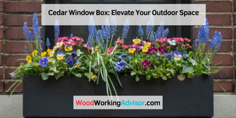 Cedar Window Box