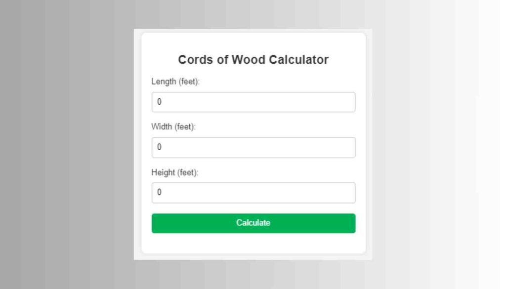 Cords Of Wood Calculator – Woodworking Advisor