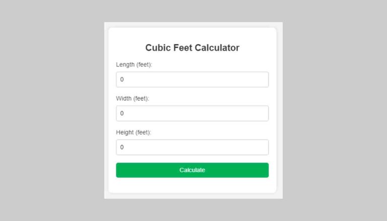 Cubic Feet Calculator Woodworking Advisor   Cubic Feet Calculator 768x439 