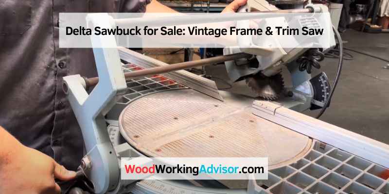 Delta Sawbuck for Sale: Vintage Frame & Trim Saw