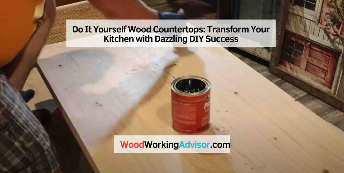 Do It Yourself Wood Countertops
