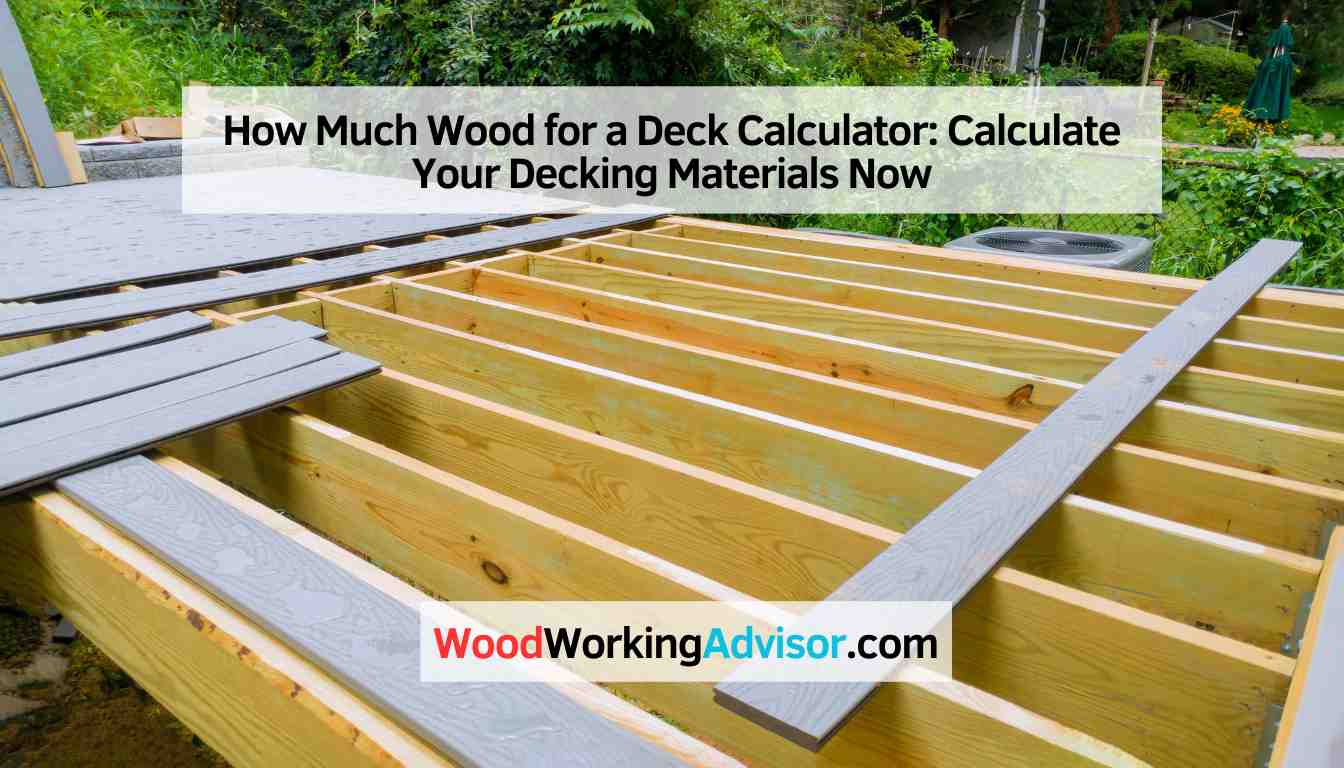 How Much Wood for a Deck Calculator