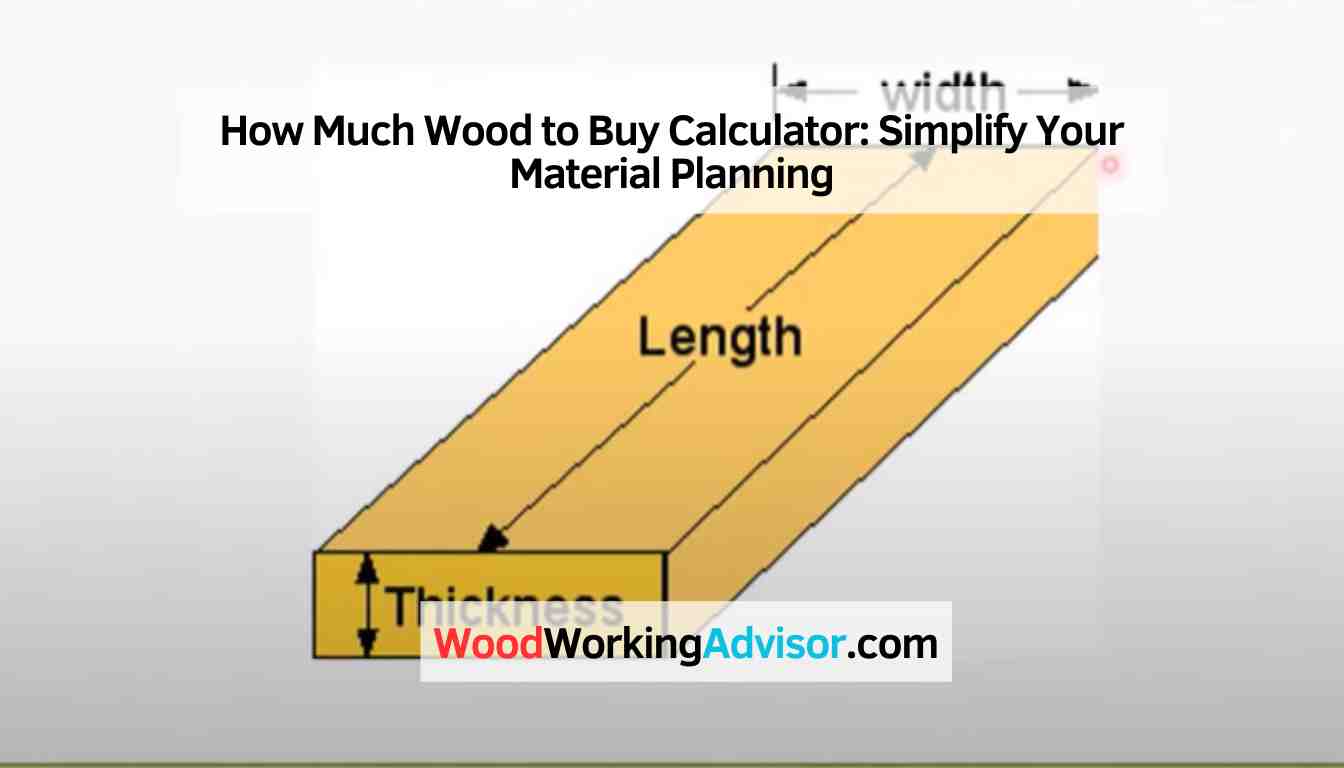 How Much Wood to Buy Calculator