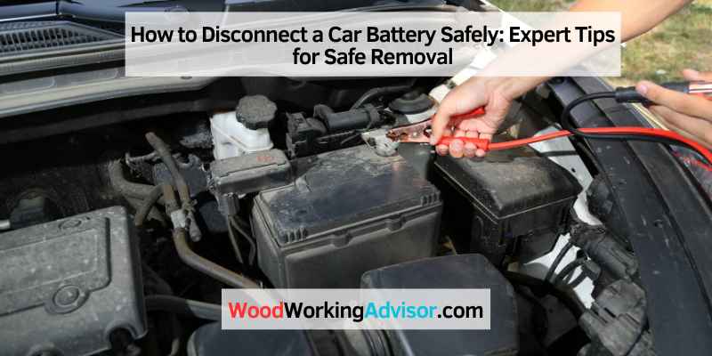 How to Disconnect a Car Battery Safely