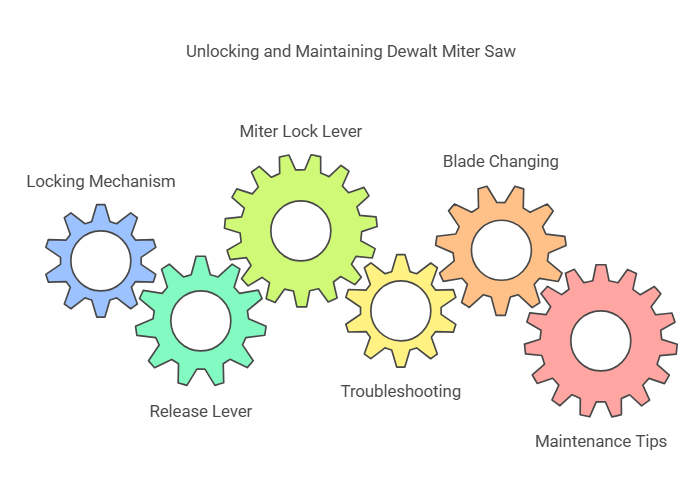 How to Unlock Dewalt Miter Saw Dw715