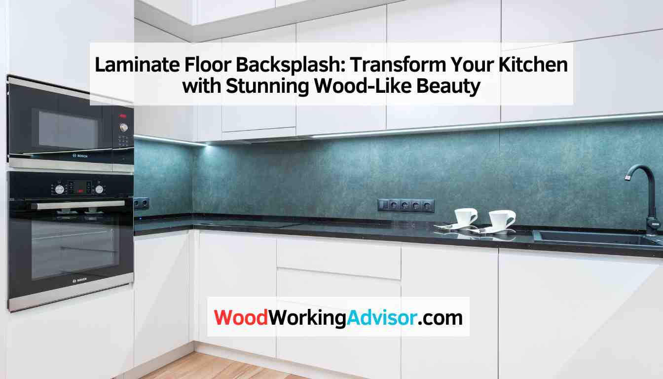 Laminate Floor Backsplash