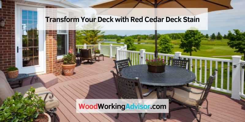 Red Cedar Deck Stain