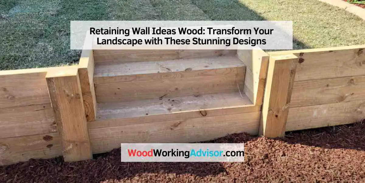Retaining Wall Ideas Wood