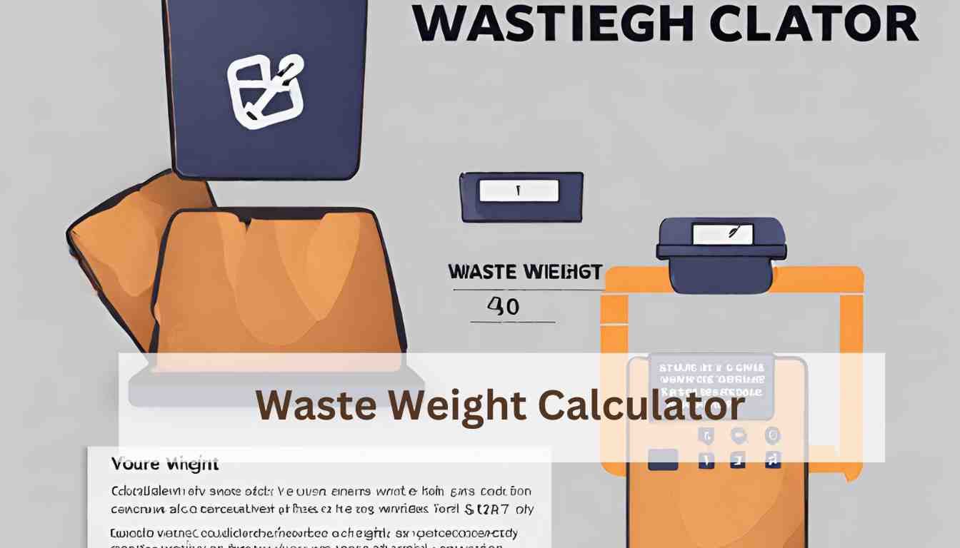 Waste Weight Calculator