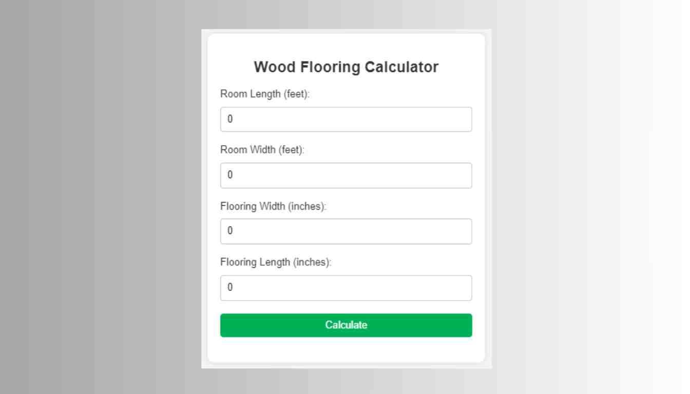 Wood Flooring Calculator