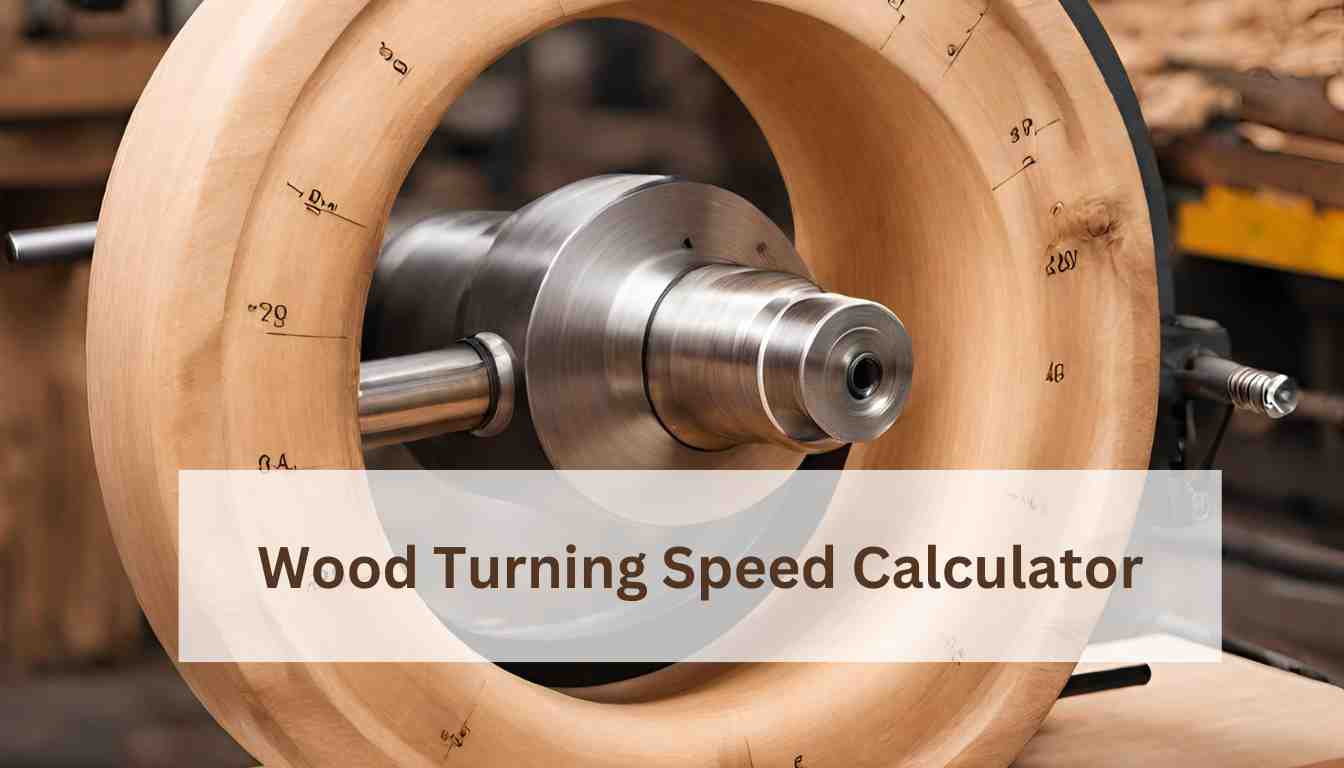 Wood Turning Speed Calculator
