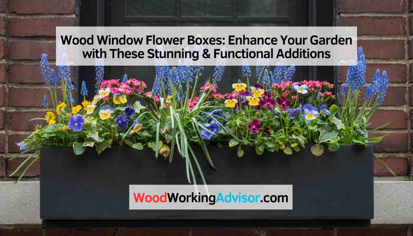 Wood Window Flower Boxes