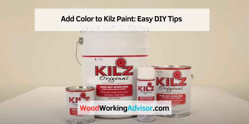 Add Color to Kilz Paint