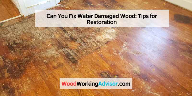 Can You Fix Water Damaged Wood