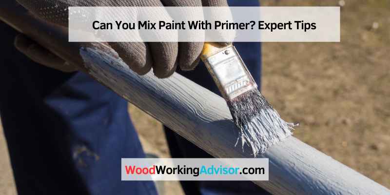 Can You Mix Paint With Primer