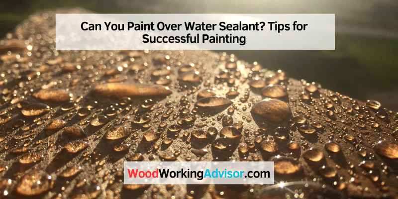 Can You Paint Over Water Sealant