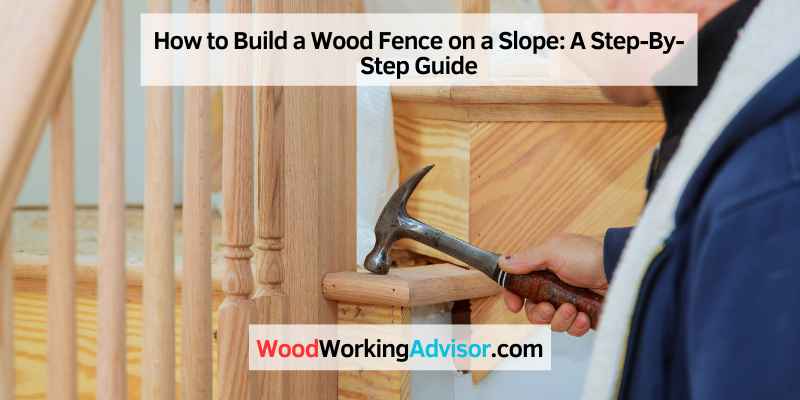 How to Build a Wood Fence on a Slope