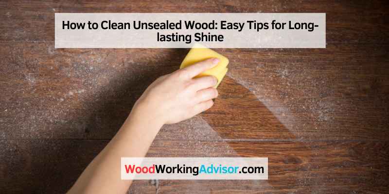 How to Clean Unsealed Wood