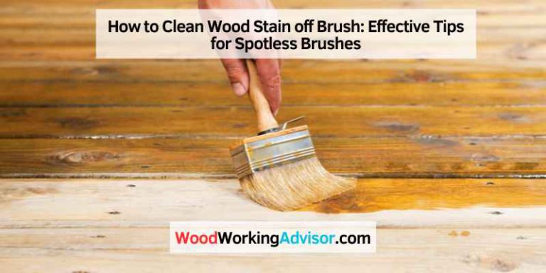 How To Clean Stain From A Brush