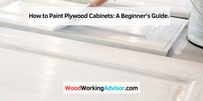 How to Paint Plywood Cabinets