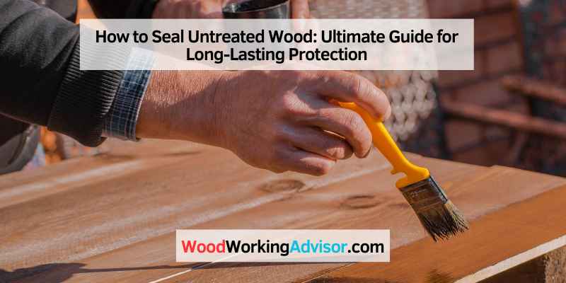 How to Seal Untreated Wood