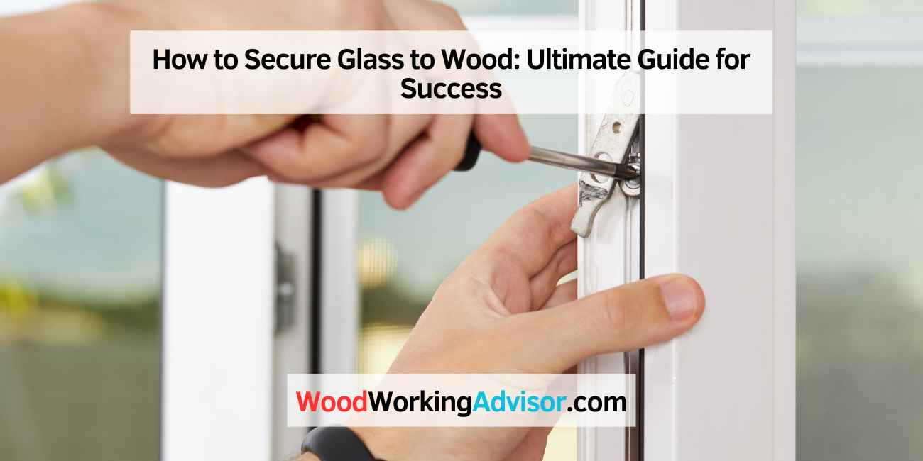 How to Secure Glass to Wood