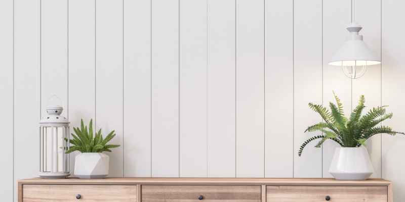 How to Stagger Wood Planks on Wall