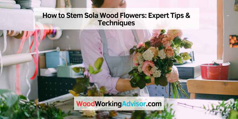 How to Stem Sola Wood Flowers