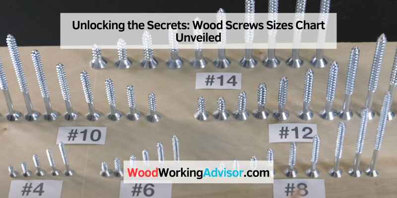 Wood Screws Sizes Chart