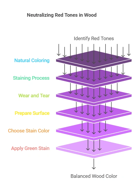 How to Neutralize Red Tones in Wood